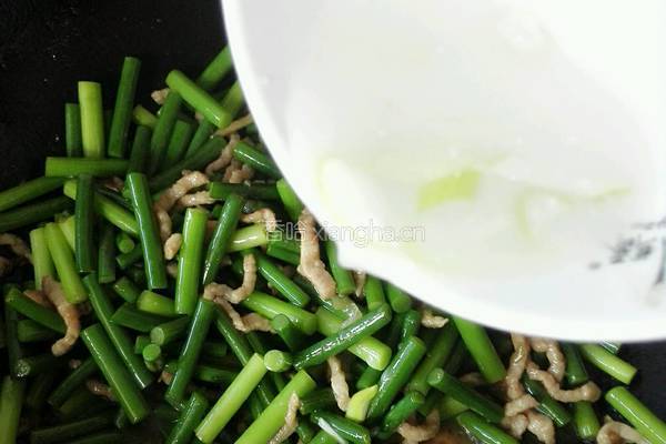 蒜苔肉丝的做法图解12