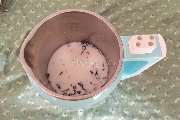 巧克力奶茶（豆浆机版）的做法图解2
