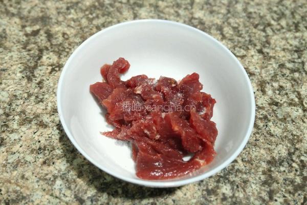 蒜苔炒牛肉的做法图解3