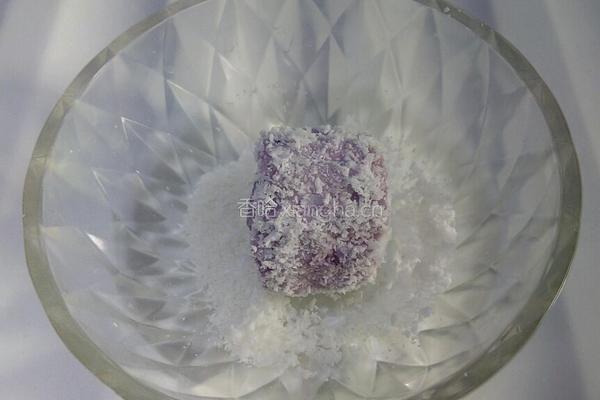 牛奶紫薯椰蓉小凉糕一独家秘制的做法图解12