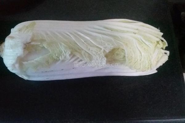醋溜白菜的做法图解1