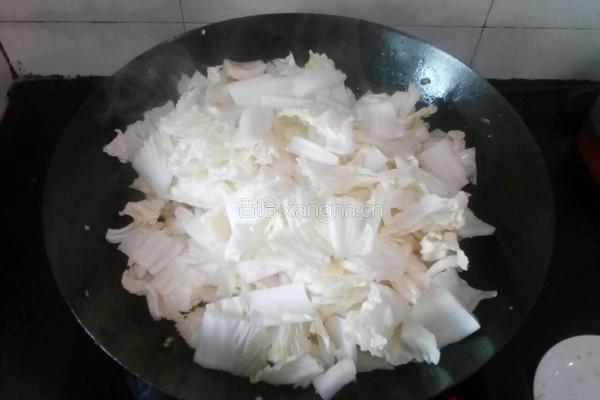 醋溜白菜的做法图解7
