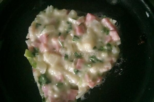土豆香肠饼的做法图解4