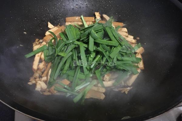 韭菜炒香干的做法图解8