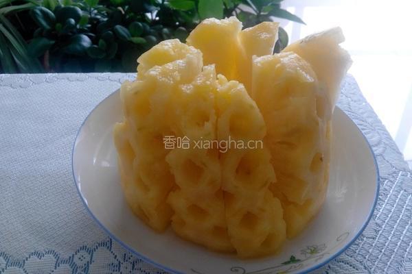 盐水甜菠萝的做法图解3