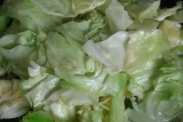 椒香包菜的做法图解4