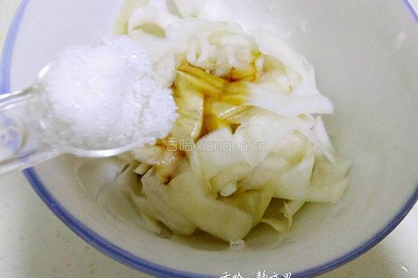 酱脆萝卜皮的做法图解8