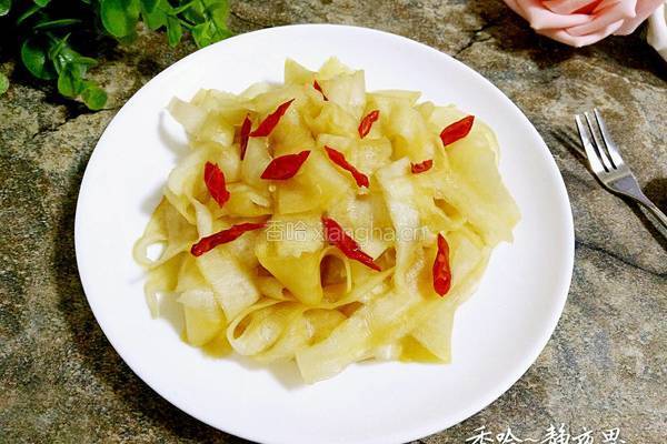 酱脆萝卜皮的做法图解10