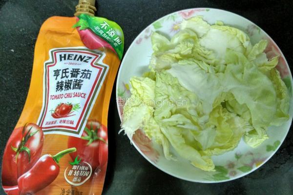 油炸苞菜的做法图解1