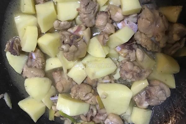 鸡腿焖土豆的做法图解4