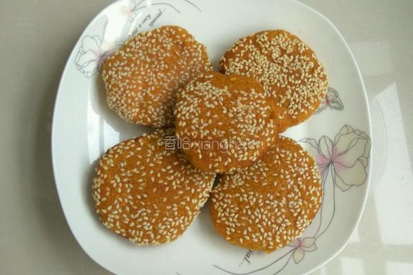 糯米芝麻饼的做法图解6