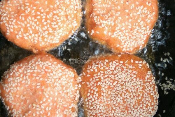糯米芝麻饼的做法图解5