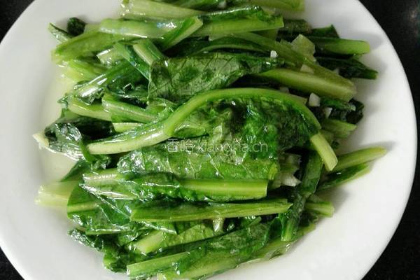 蒜蓉油麦菜的做法图解6
