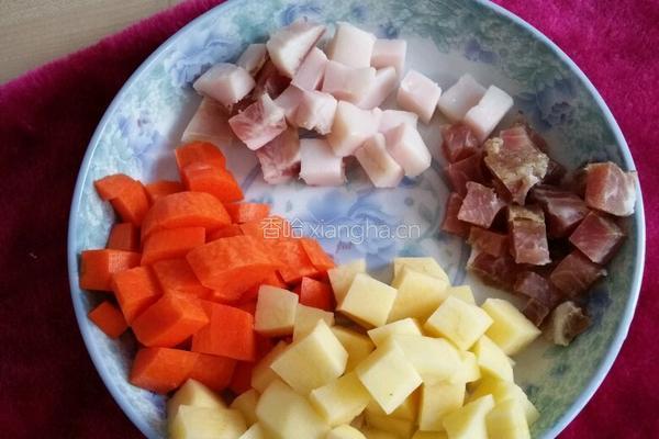 腊肉饭的做法图解2
