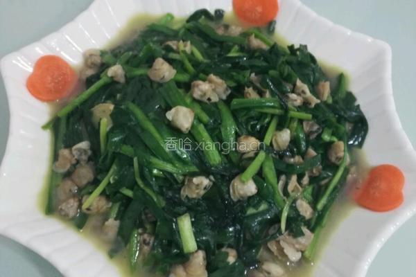 韭菜炒蚬肉的做法图解13