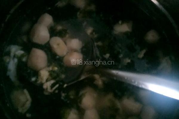紫菜丸子鸡蛋汤的做法图解3