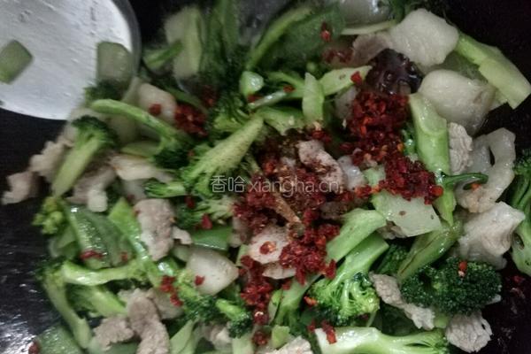 爆炒西兰花的做法图解4