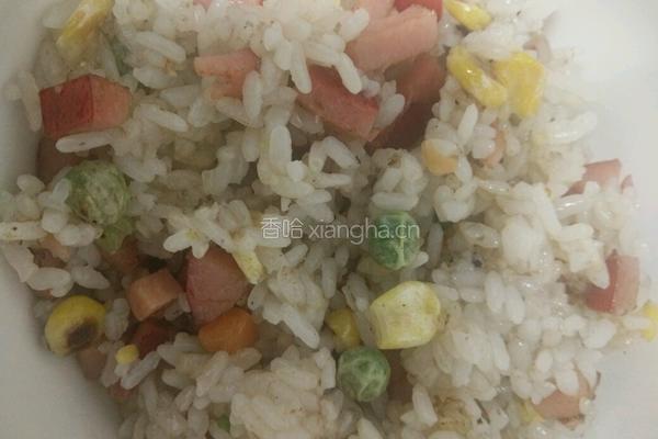 四兄弟炒饭的做法图解5