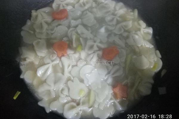 卡通蝴蝶面的做法图解6