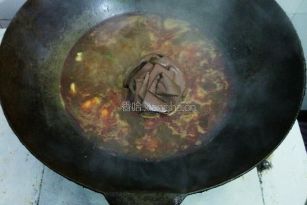 鱿鱼毛血旺的做法图解15