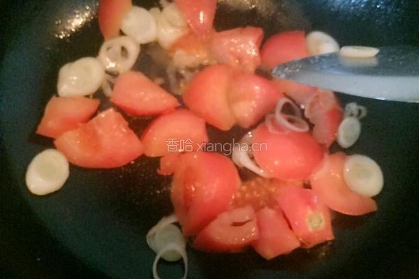 西红柿鸡蛋青菜疙瘩汤的做法图解4