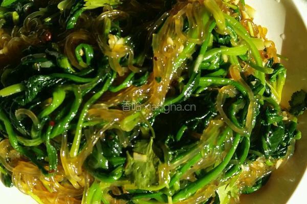 菠菜拌粉条（凉菜）的做法图解7