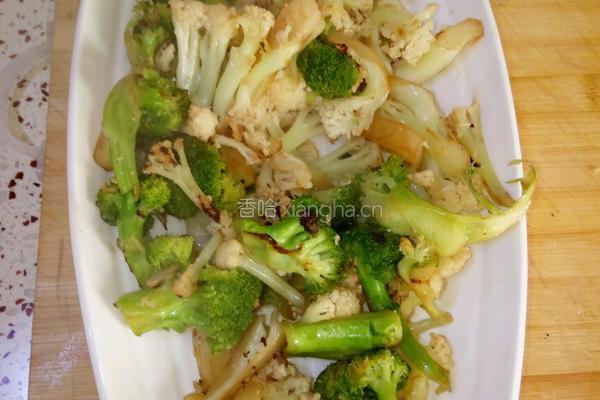 干锅有理腊肉菜花的做法图解2