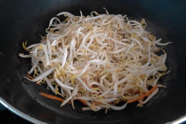 合菜（绿豆芽韭菜）的做法图解3
