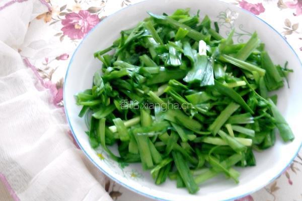 合菜（绿豆芽韭菜）的做法图解2
