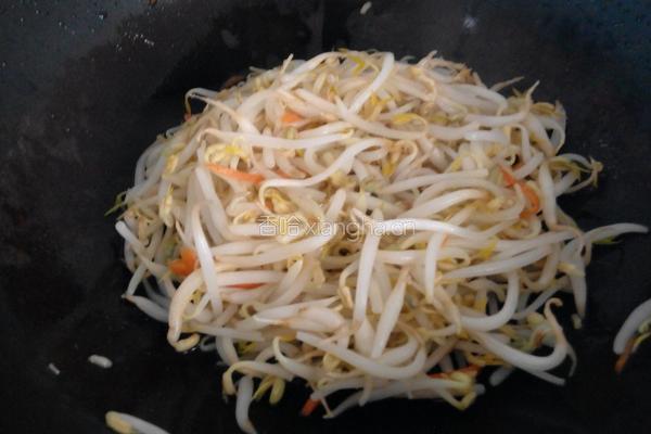 合菜（绿豆芽韭菜）的做法图解4