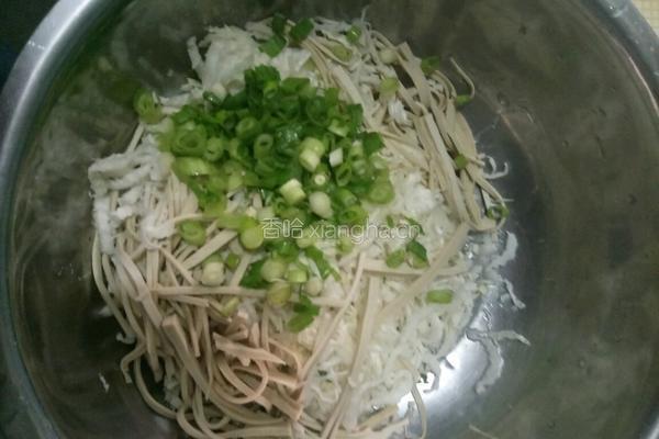白菜拌豆腐的做法图解4
