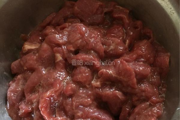 嫩炒牛肉的做法图解2