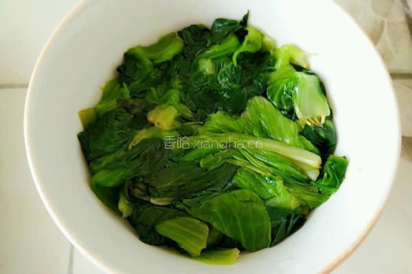 清拌小油菜的做法图解3