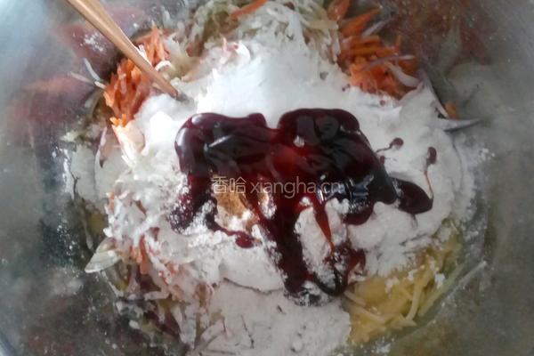 土豆胡萝卜饼的做法图解5