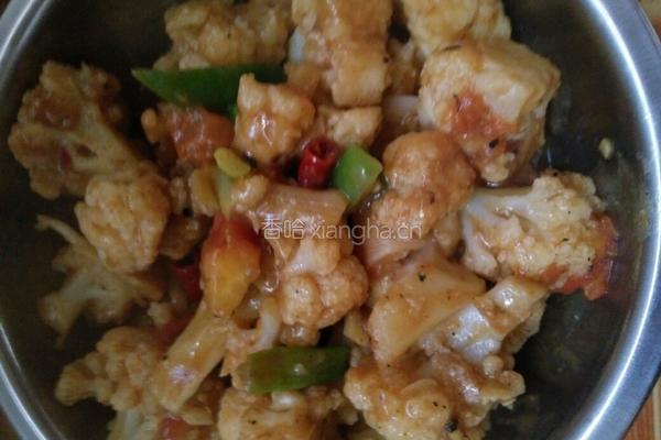 番茄菜花的做法图解9