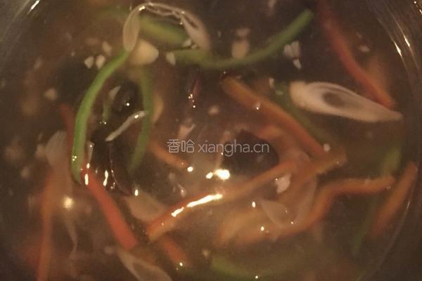 酸辣里脊的做法图解9