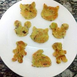 卡通蔬菜鸡蛋饼的做法[图]