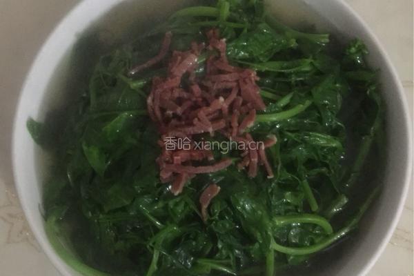 金华扒豆苗的做法图解3