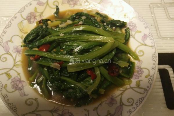 蒜蓉油麦菜的做法图解7