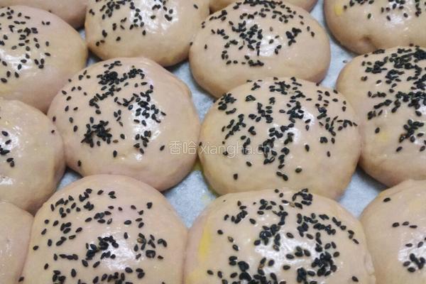 黑芝麻紫薯山药面包的做法图解11