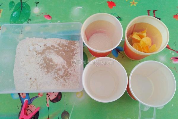 豆沙年轮面包的做法图解1