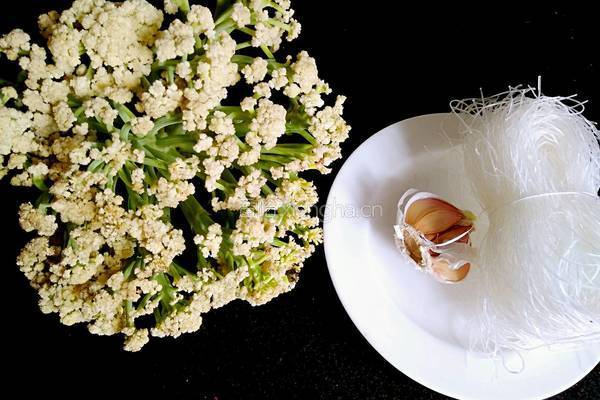 粉丝花菜的做法图解1