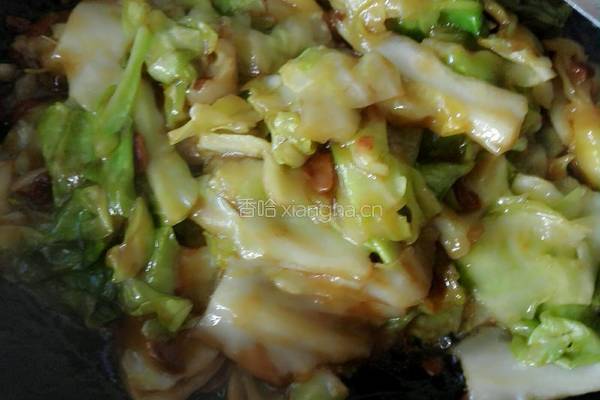 酱爆圆白菜的做法图解9