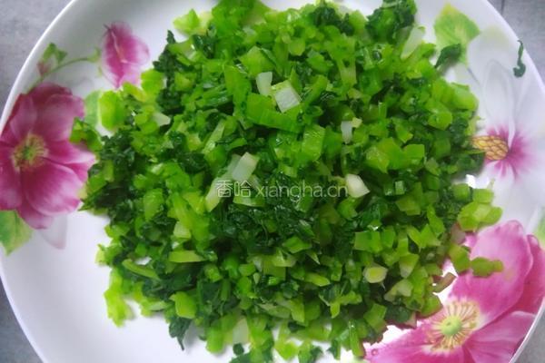 炝炒辣菜的做法图解3