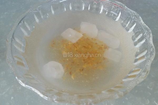 水晶绿豆双花糕的做法图解3