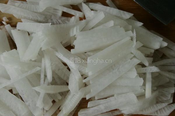 去火爆腌萝卜条的做法图解3