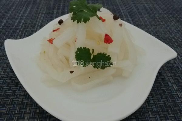 去火爆腌萝卜条的做法图解8