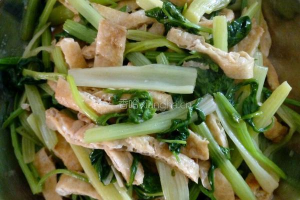 芹菜豆腐干
