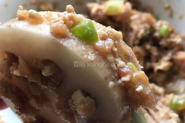 炸藕盒的做法图解4