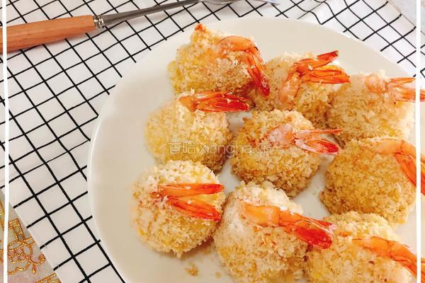土豆泥虾球的做法图解5